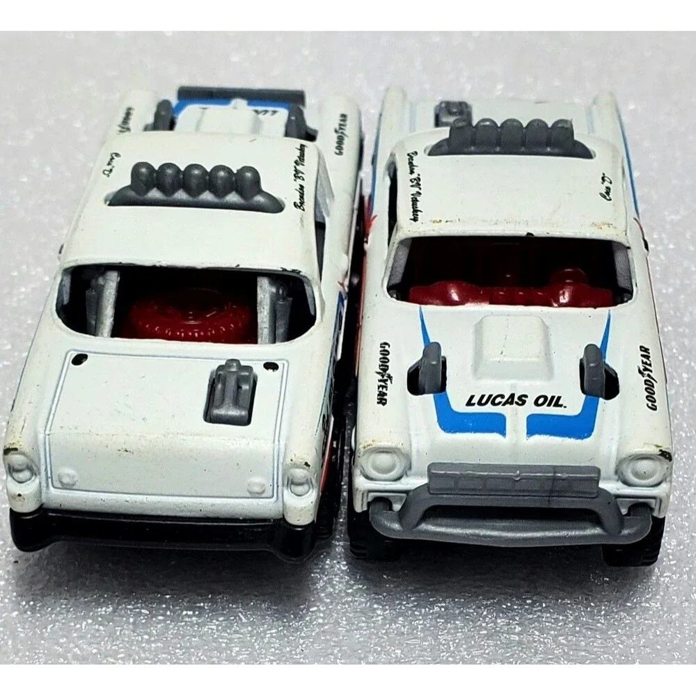 Hot Wheels 2019 Chevy Big Air Bel Air Blue White Race Car Diecast Loose Lot